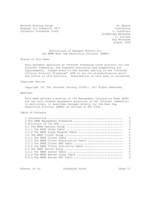 IETF RFC 2677