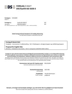 DANSK DSF/FPREN ISO 3630-3