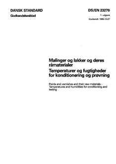 DANSK DS/EN 23270