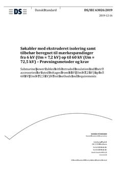 DANSK DS/IEC 63026