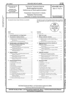 VDI VDI/VDE 3511 BLATT 4.4