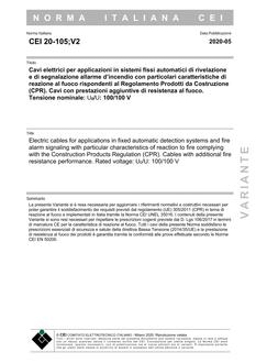 CEI 20-105;V2