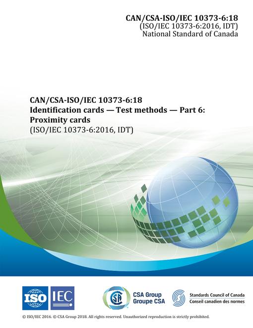 CAN/CSA-ISO/IEC 10373-6:18