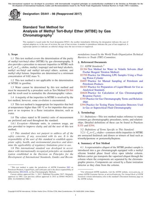 ASTM D5441-98(2017)