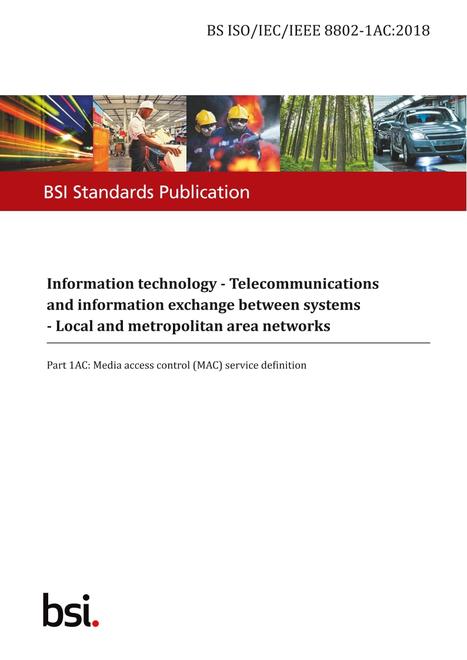 BS ISO/IEC /IEEE 8802-1AC:2018