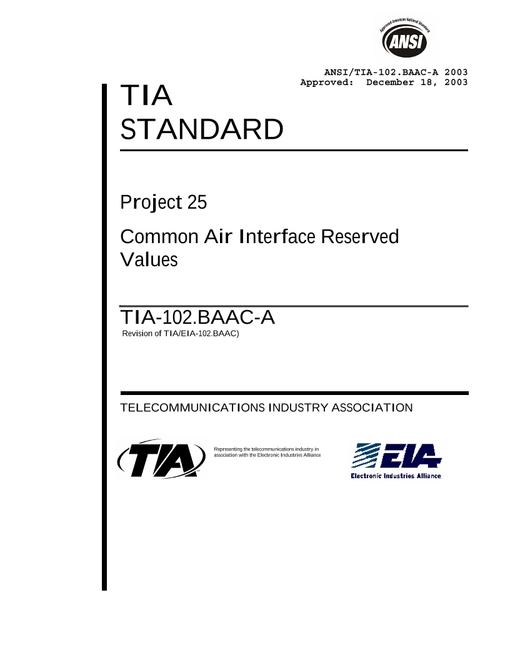 TIA ANSI/TIA-102.BAAC-A