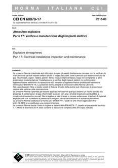 CEI EN 60079-17