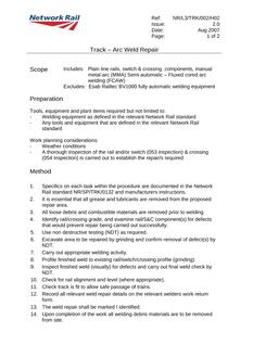 NR NR/L3/TRK/002/H02 ISSUE 2