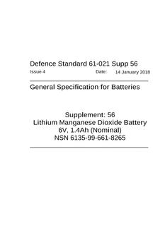 MODUK DEF STAN 61-021: SUPP 56