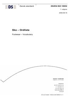 DANSK DS/EN ISO 19952