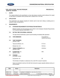 FORD WSB-M3G195-A