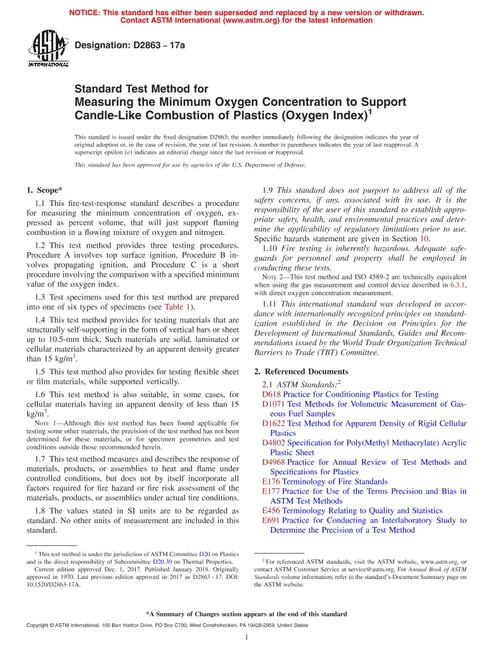 ASTM D2863-17a