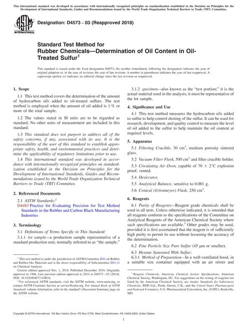 ASTM D4573-03(2018)