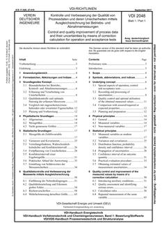 VDI VDI 2048 BLATT 1