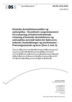 DANSK DS/EN 1276