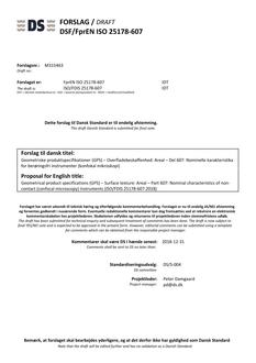 DANSK DSF/FPREN ISO 25178-607
