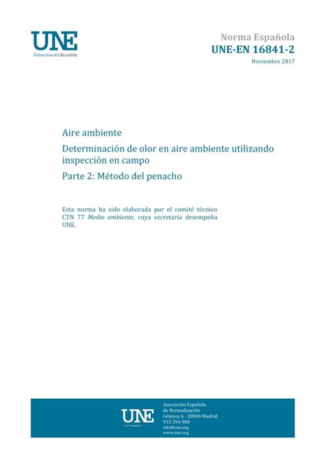 AENOR UNE-EN 16841-2
