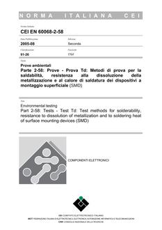 CEI EN 60068-2-58