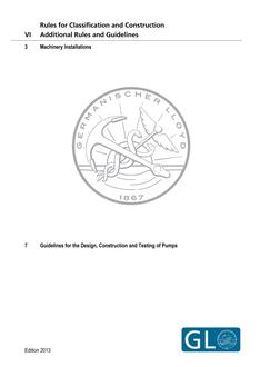 DNV GL ADDITIONAL RULES AND GUIDELINES VI-3-7