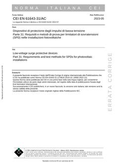 CEI EN 61643-31
