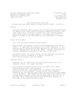 IETF RFC 6452