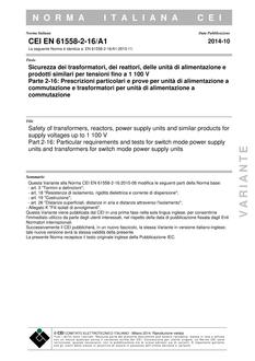 CEI EN 61558-2-16