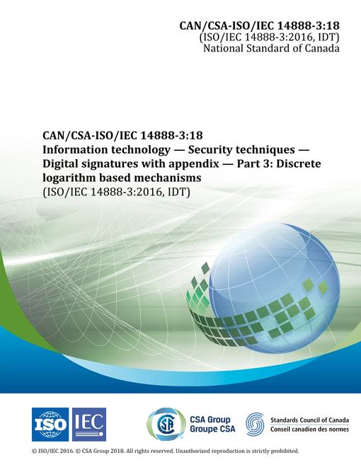 CAN/CSA-ISO/IEC 14888-3:18