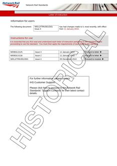 NR NR/L2/TRK/001/D01 ISSUE 4