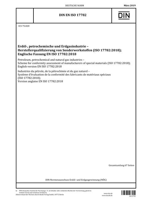 DIN EN ISO 17782