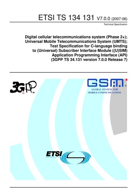 ETSI TS 134 131