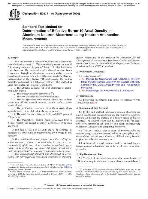 ASTM E2971-16(2020)