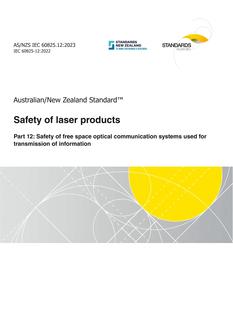 AS/NZS IEC 60825.12:2023