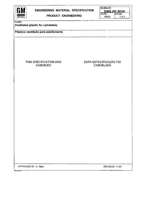 GMSA EMS.PE.0038