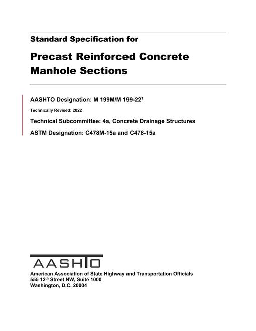 AASHTO M 199M/M 199-22