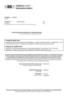 DANSK DSF/FPREN 14509-2