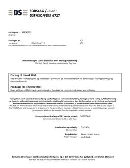 DANSK DSF/ISO/FDIS 6727