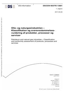 DANSK DS/CEN ISO/TR 13881