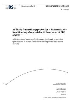 DANSK DS/ISO/ASTM 52925
