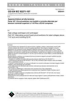 CEI EN IEC 62271-107