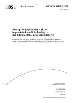DANSK DS/EN ISO 14708-3