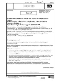 DIN EN ISO 18098 - DRAFT