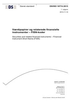 DANSK DS/ISO 18774