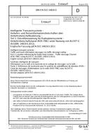 DIN EN ISO 14819-3 - DRAFT