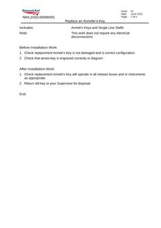 NR NR/L2/SIG/30099/091 ISSUE 1