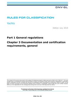 DNV DNVGL-RU-YACHT-PART 1 CHAPTER 3
