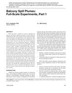 NY-08-039 (RP-1247) -- Balcony Spill Plumes: Full-Scale Experiments, Part 1