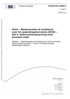 DANSK DS/EN ISO 22088-5