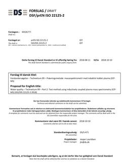 DANSK DSF/PREN ISO 22125-2