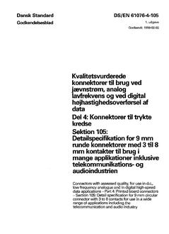 DANSK DS/EN 61076-4-105