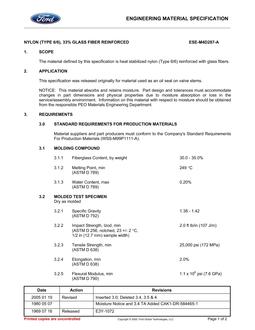 FORD ESE-M4D287-A
